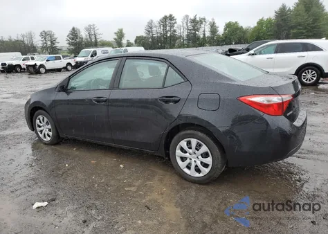 2015 Toyota Corolla L z USA, uszkodzony, nr VIN 2T1BURHE0FC340507